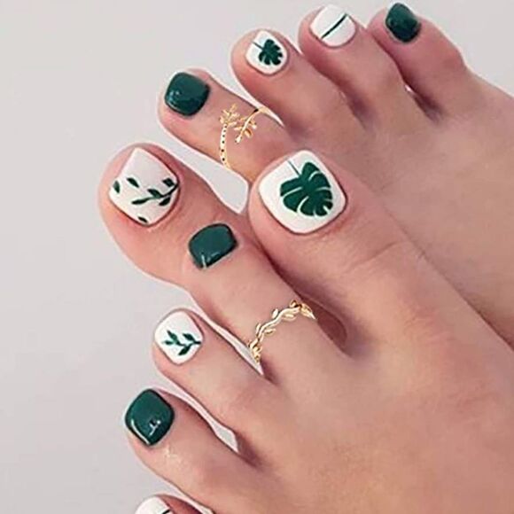 Rose Gold Adjustable Open Toe Rings - Set of 12 - Picture 5 of 7